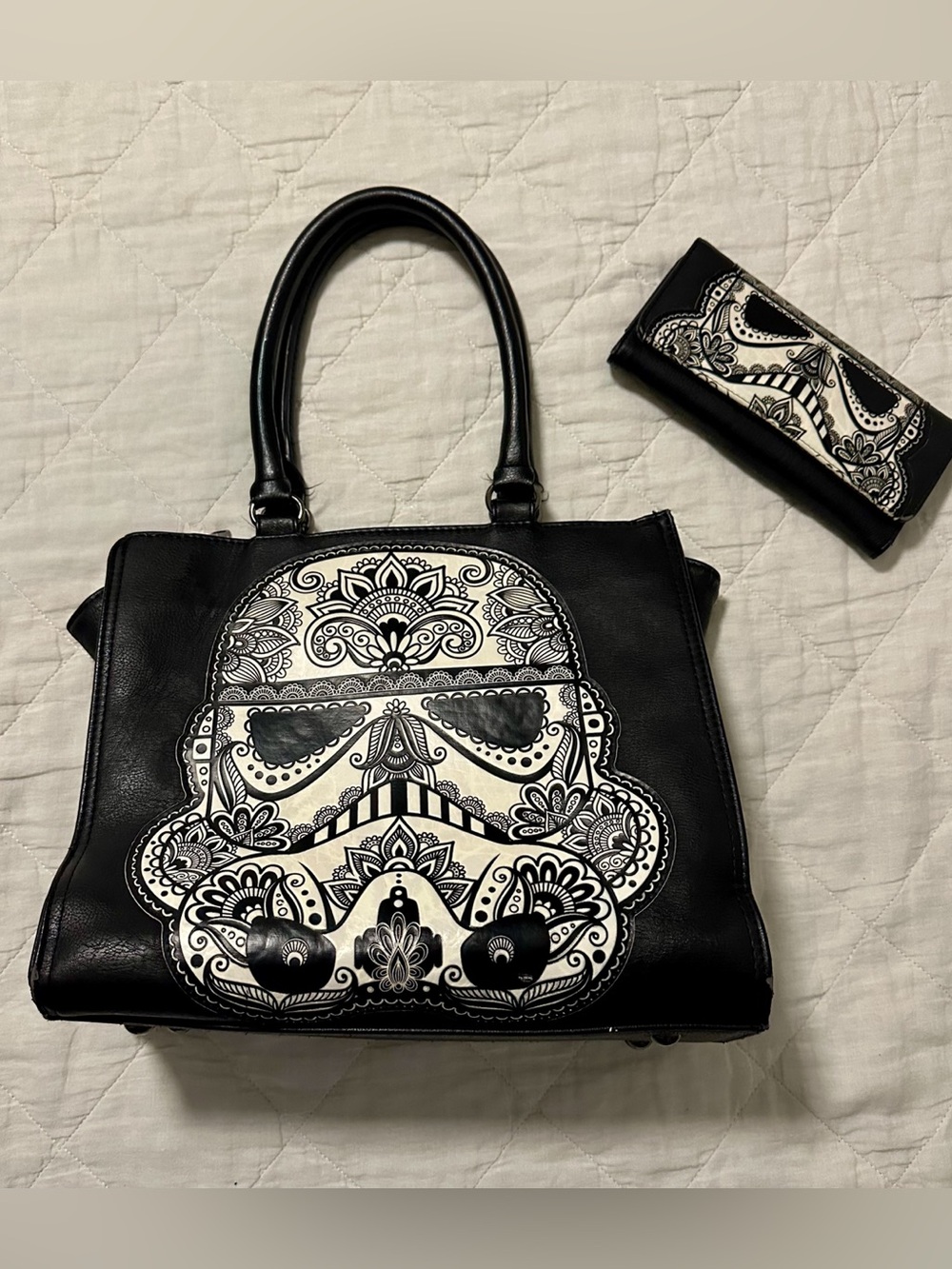 Loungefly X Star Wars faux Leather Stormtrooper Purse and Wallet
